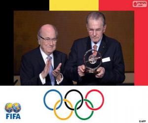 yapboz 2013 FIFA Cumhurbaşkanlığı Ödülü: Jacques Rogge
